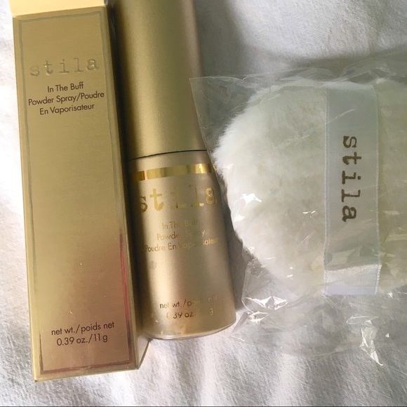 Stila In The Buff Loose Setting Powder Spray & Puff Light - Medium BNIB - Picture 8 of 16